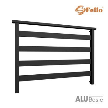 Francouzské zábradlí AluBasic RAL - plně lakované