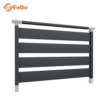 Francouzské zábradlí SIMPLE RAL - vložky z nerezové oceli