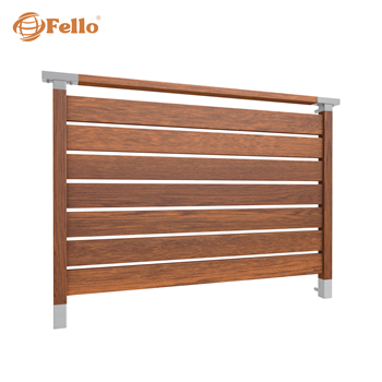 Francouzské zábradlí Classic 7 Imitace dřeva