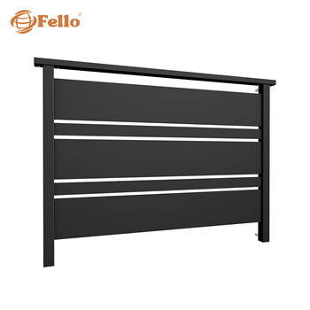 Francouzské zábradlí Solid Mix RAL - kompletně lakované