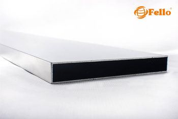 Hliníkový profil 200x20x2 R0,5 - RAL