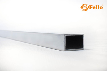 Hliníkový profil 40x20x2 R0,5 - imitace corten