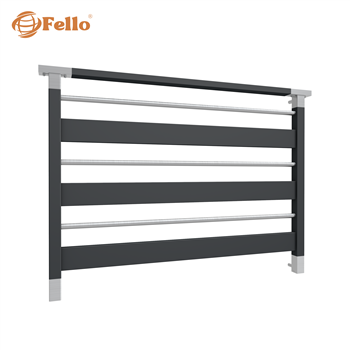 Francouzské zábradlí Různé odstíny RAL - vložky z nerezové oceli