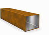 Hliníkový profil 150x150x4 R0,5 - imitace corten