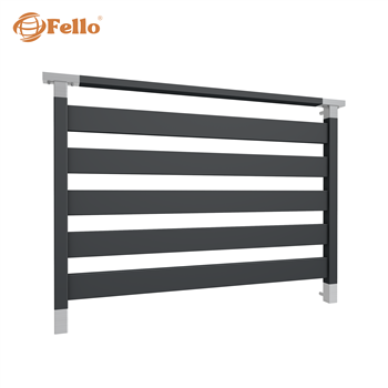 Francouzské zábradlí Classic 5 RAL - vložky z nerezové oceli