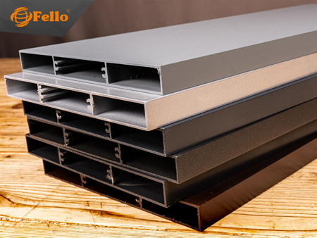 Hliníkový profil 150x20x1,7 R0,5 - RAL