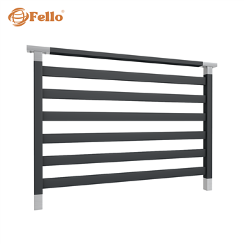 Francouzské zábradlí Fusion RAL - vložky z nerezové oceli