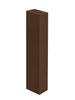 Hliníkový sloupek 200x100x4 R0,5 k zabetonování