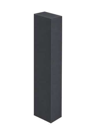 Hliníkový sloupek 200x100x4 R0,5 k zabetonování