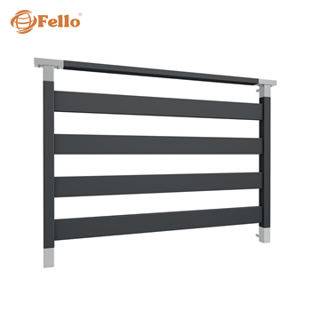 Francouzské zábradlí Classic 4 RAL - vložky z nerezové oceli