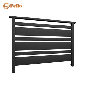 Francouzské zábradlí SIMPLE Mix RAL - kompletně lakované