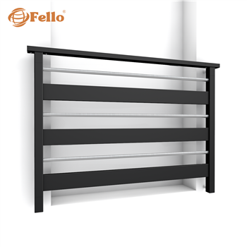 Francouzské zábradlí v různých odstínech RAL - kompletně lakované