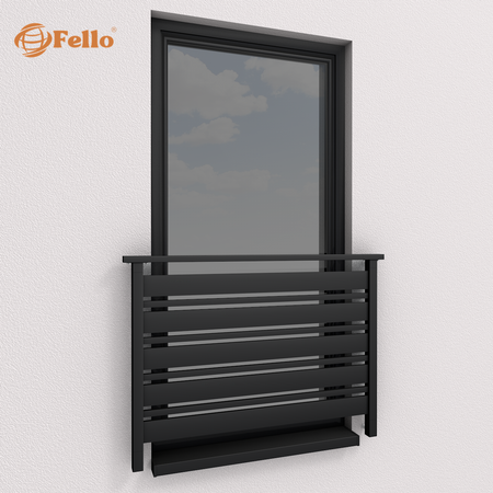 Francouzské zábradlí Classic MIX RAL - kompletně lakované