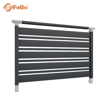 Francouzské zábradlí Classic MIX RAL - vložky z nerezové oceli