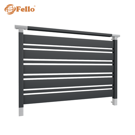 Francouzské zábradlí Classic MIX RAL - vložky z nerezové oceli