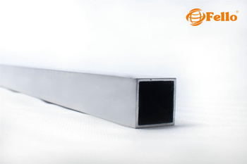 Hliníkový profil 20x20x2 R0,5 - surový