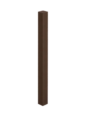 Hliníkový sloupek 80x80x3 R0,5 k zabetonování