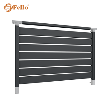 Francouzské zábradlí Classic 7 RAL - vložky z nerezové oceli